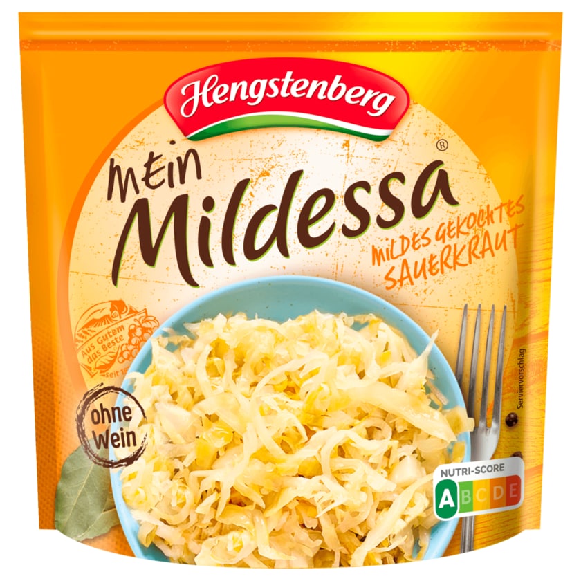 Hengstenberg Mein Mildessa mildes gekochtes Sauerkraut 150g